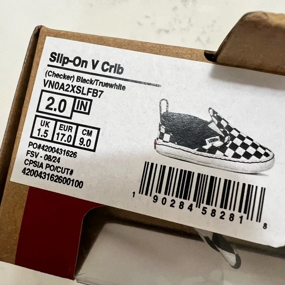 Vans Kids Checkered Slip-On Sneakers - Picture 6 of 6